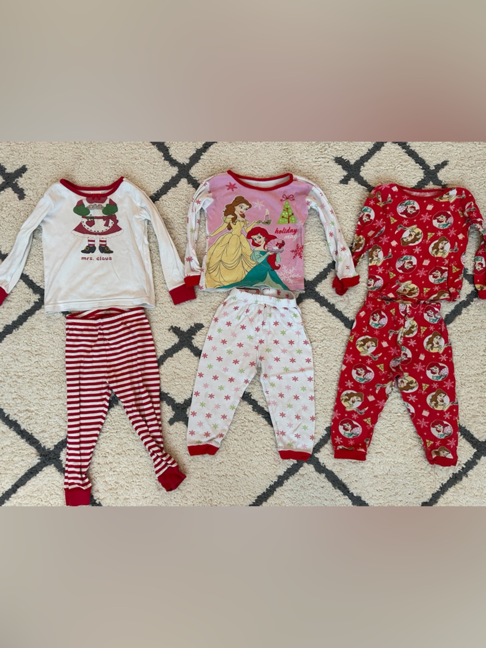 Toddler girl Christmas Pajamas
